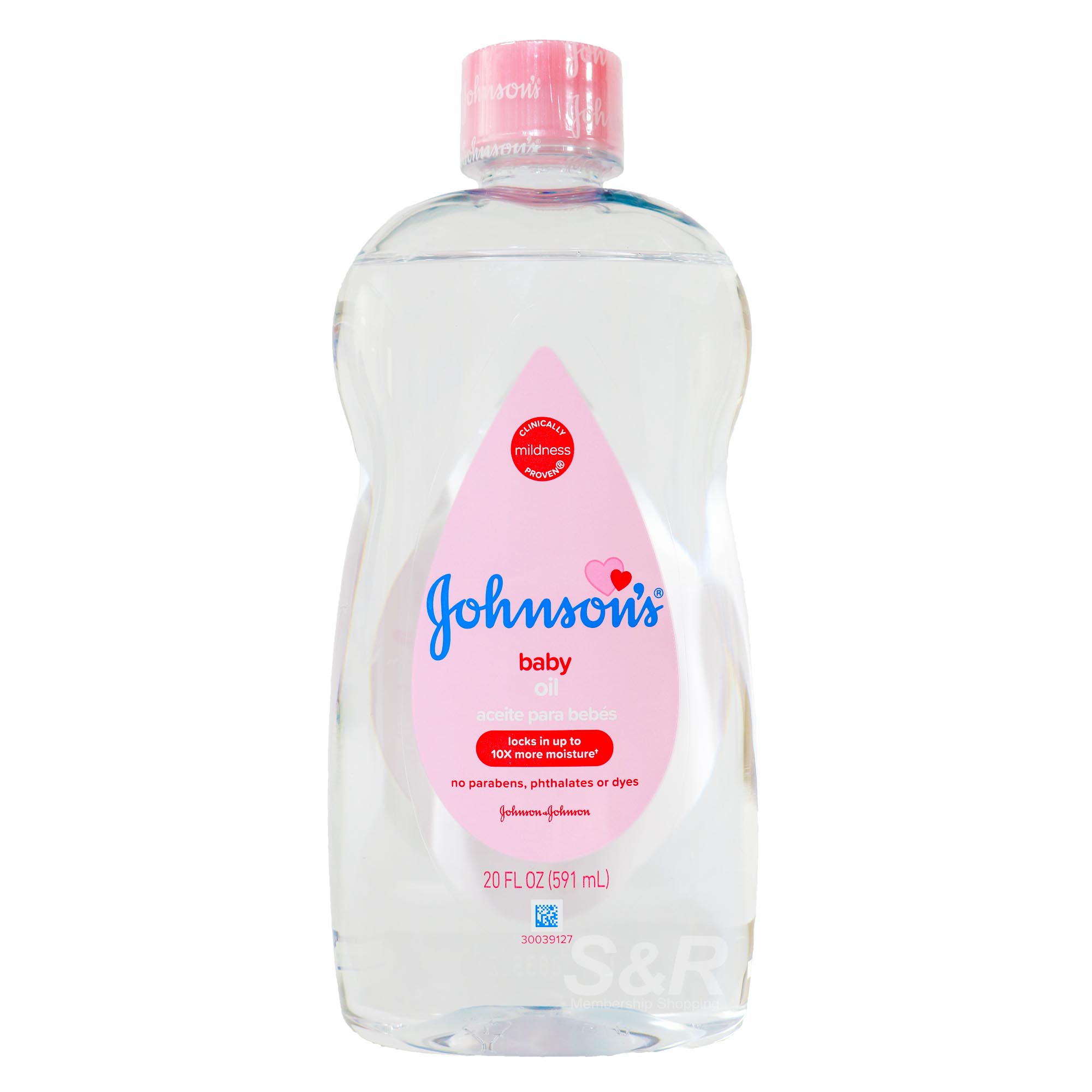 Johnson's Baby Oil Original Mineral 591mL